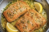 Pan Seared/baked Salmon